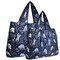 Wrapables Large & Small Foldable Tote Nylon Reusable Grocery Bags, Set of 2
